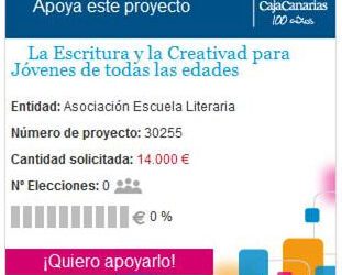 LA ESCRITURA Y LA CREATIVIDAD PARA JÓVENES DE TODAS LAS EDADES EN BANCA CÍVICA