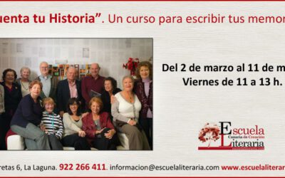 CUENTA TU HISTORIA. UN CURSO PARA ESCRIBIR TUS MEMORIAS.